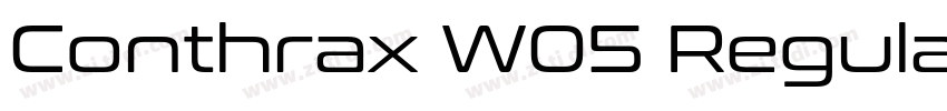 Conthrax W05 Regular字体转换